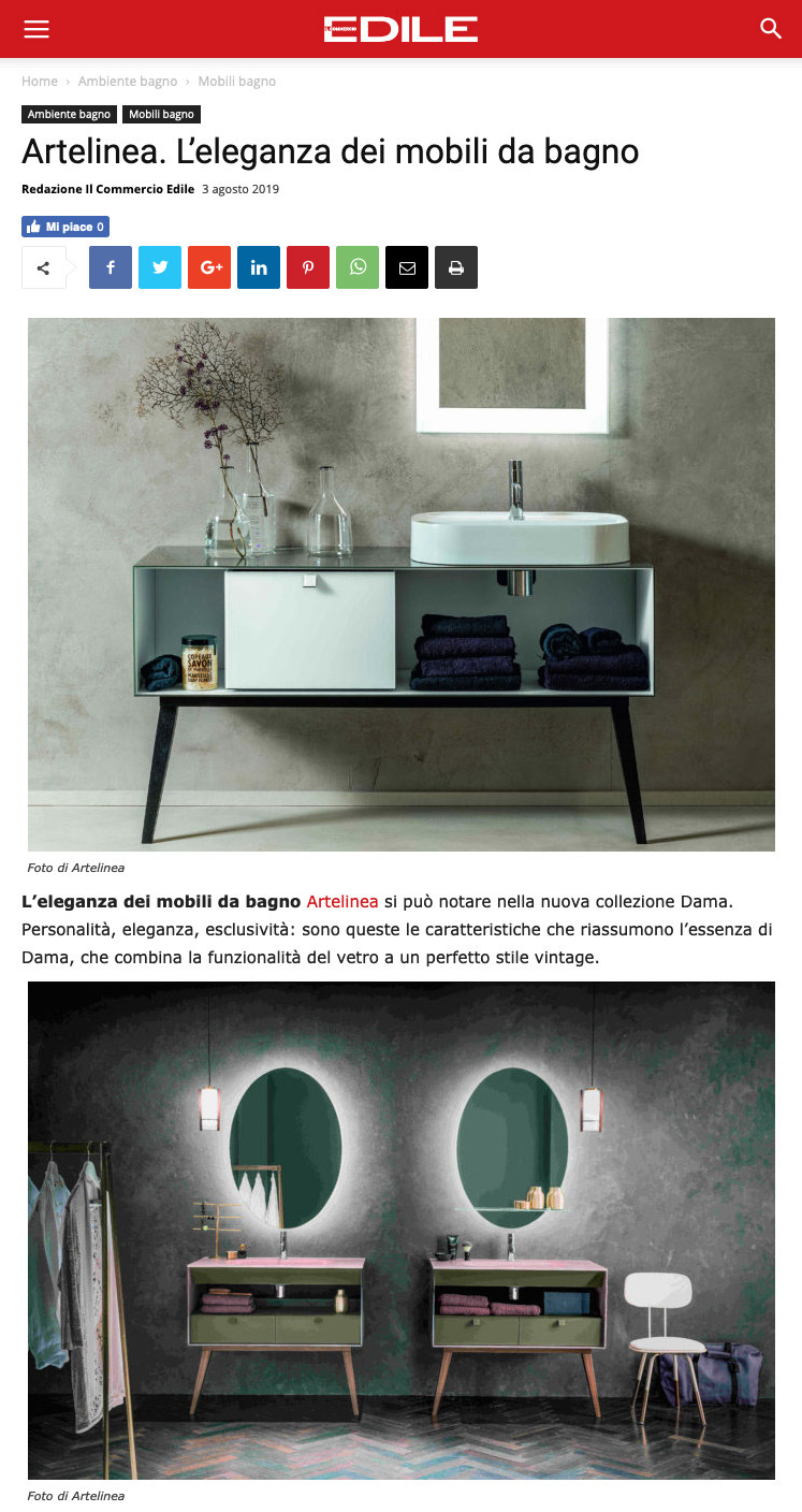 Artelinea Mobili Da Bagno.Bagno Design Arredobagno Arredamento Bagno Arredobagno Moderno Specchi Led Made In Italy Made In Toscany Firenze Progetti Hotel